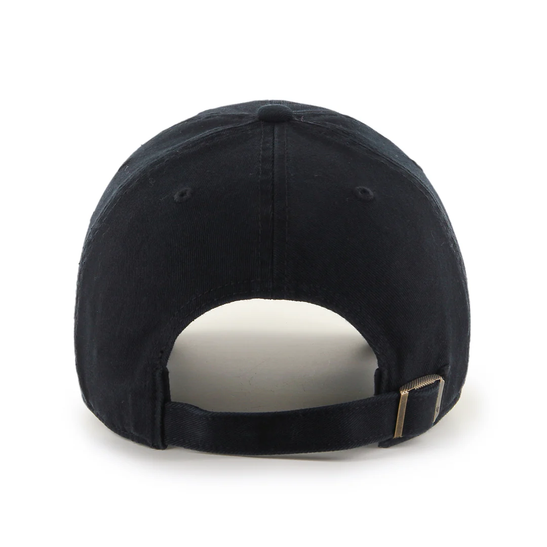 '47 Brand Men's MLB Toronto Blue Jays Clean-Up Black Adjustable Hat - Image 2