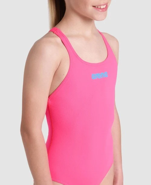 arena Girls Team Solid Pro Back One Piece Swimsuit - Image 5