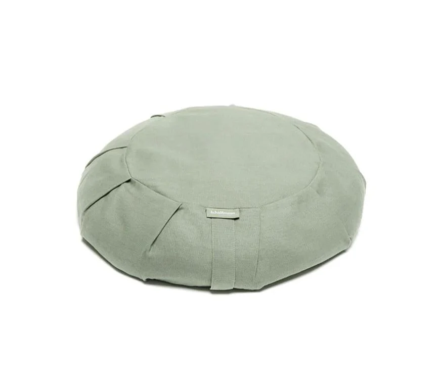 B, Halfmoon Cotton Round Meditation Cushion