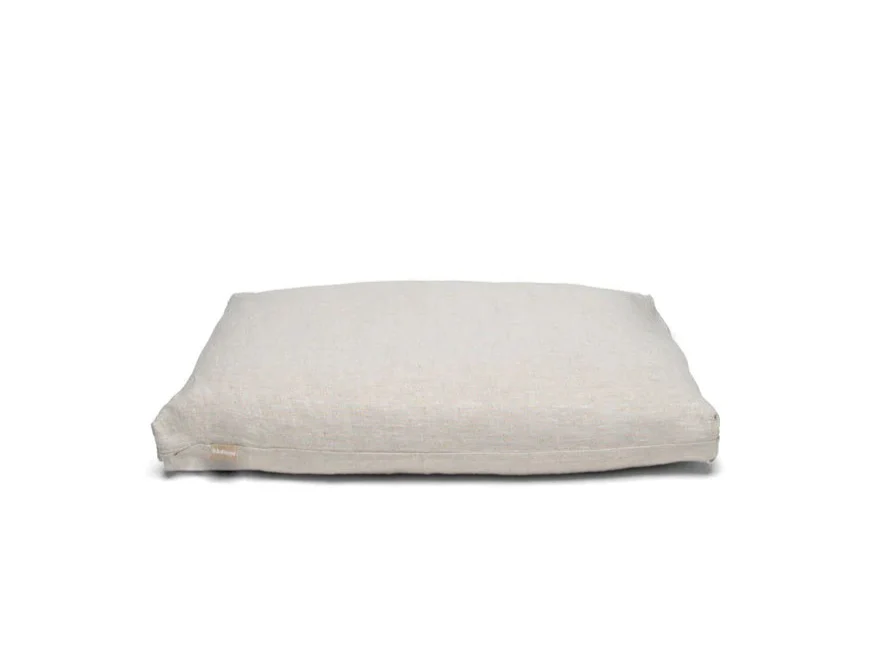 B, Halfmoon Linen Zabuton Meditation Cushion - Image 3