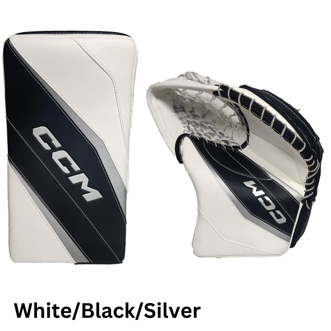 CCM Senior EFLEX 6 Hockey Goalie Blocker + Trapper