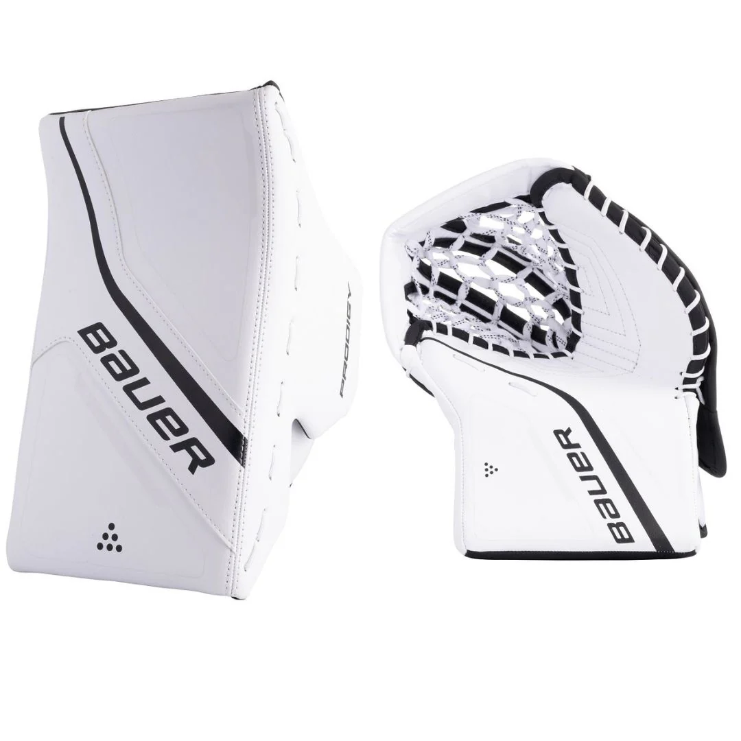 Bauer Youth Prodigy Hockey Goalie Full Right Trapper + Blocker