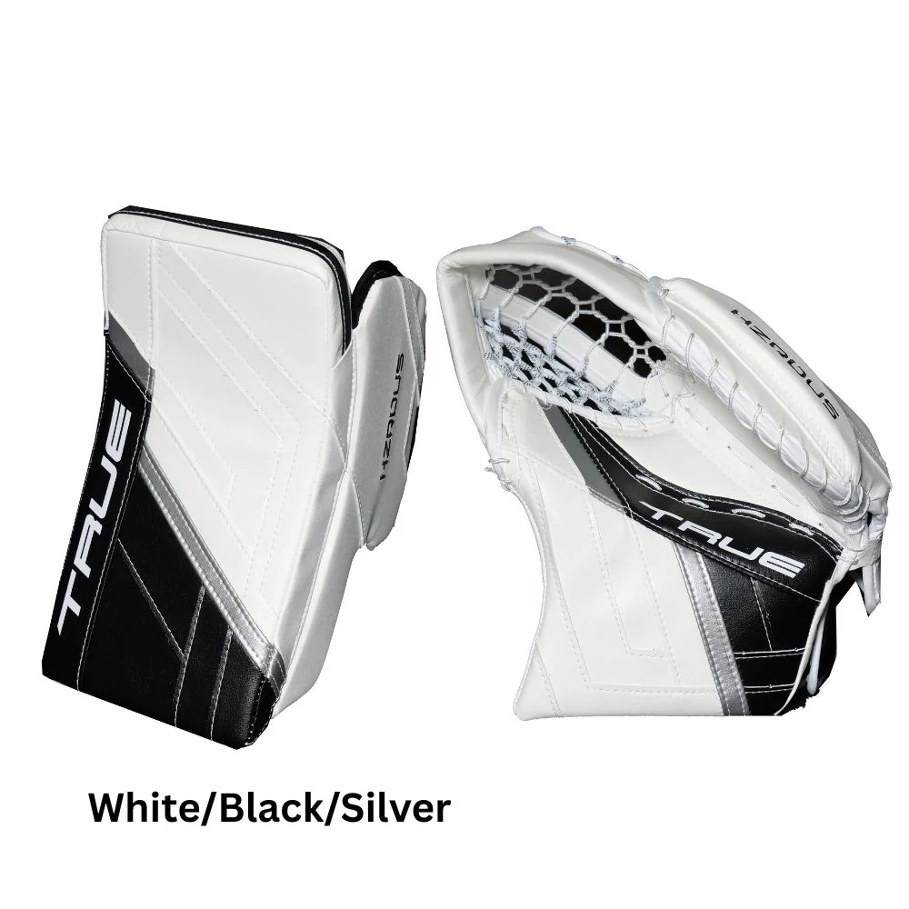 True Senior HZRDUS PX4 Hockey Goalie Blocker + Trapper