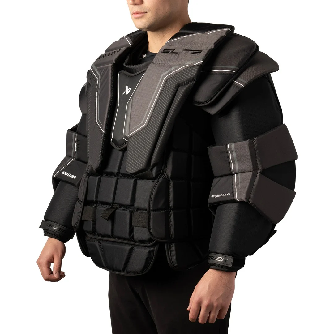 Bauer Intermediate Elite Hockey Goalie Chest and Arm Protector - Image 2