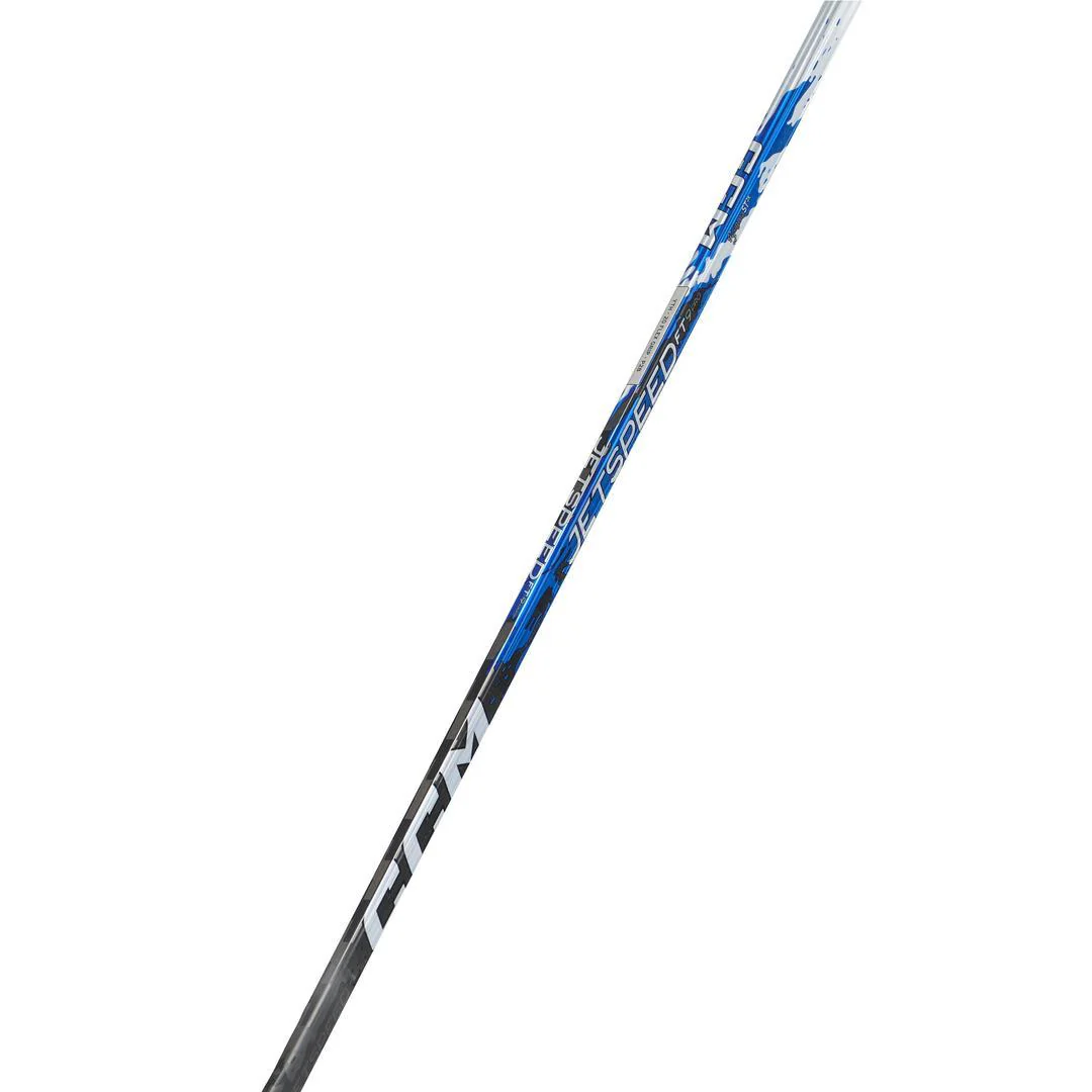 CCM Intermediate JetSpeed FT9 Pro Blue Hockey Player Stick - Image 3