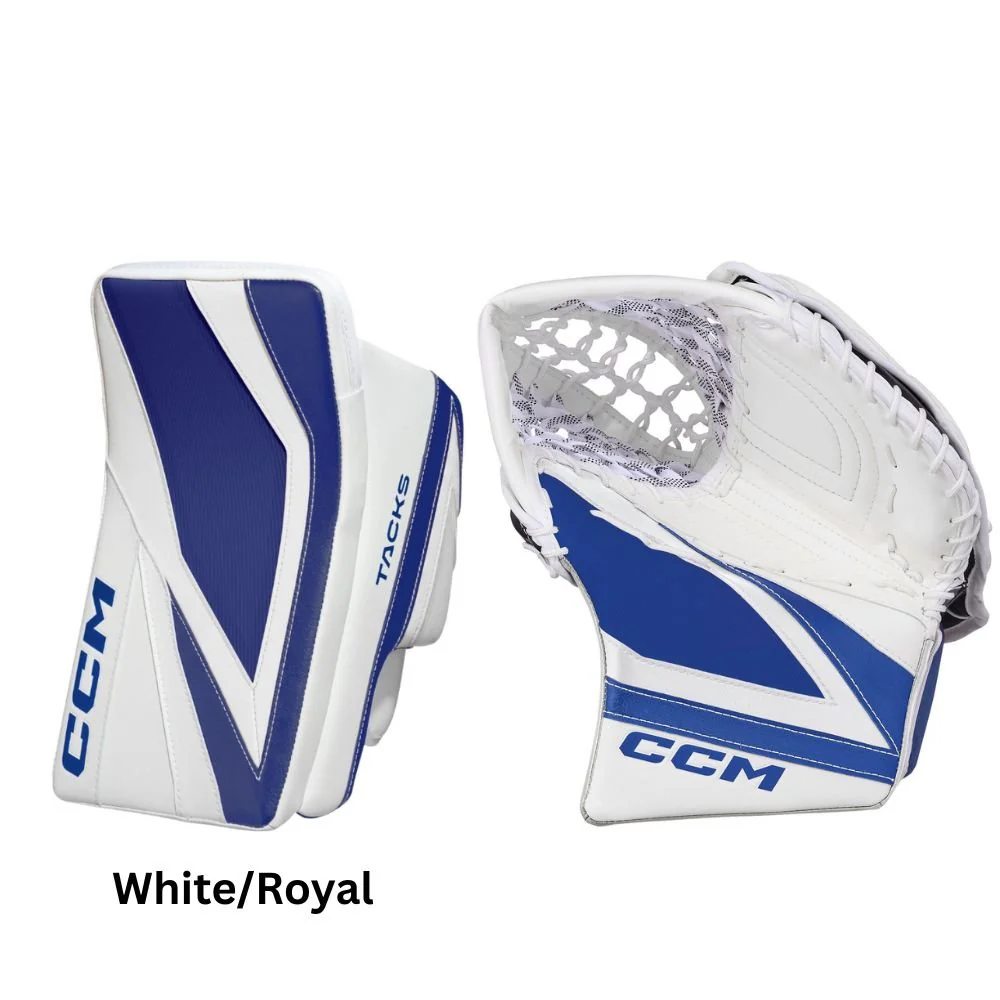 CCM Intermediate Tacks Hockey Goalie Trapper+Blocker - Image 2