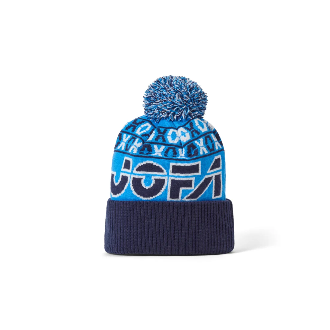 CCM Men's JOFA Cuffed Pom Toque Navy - Image 2