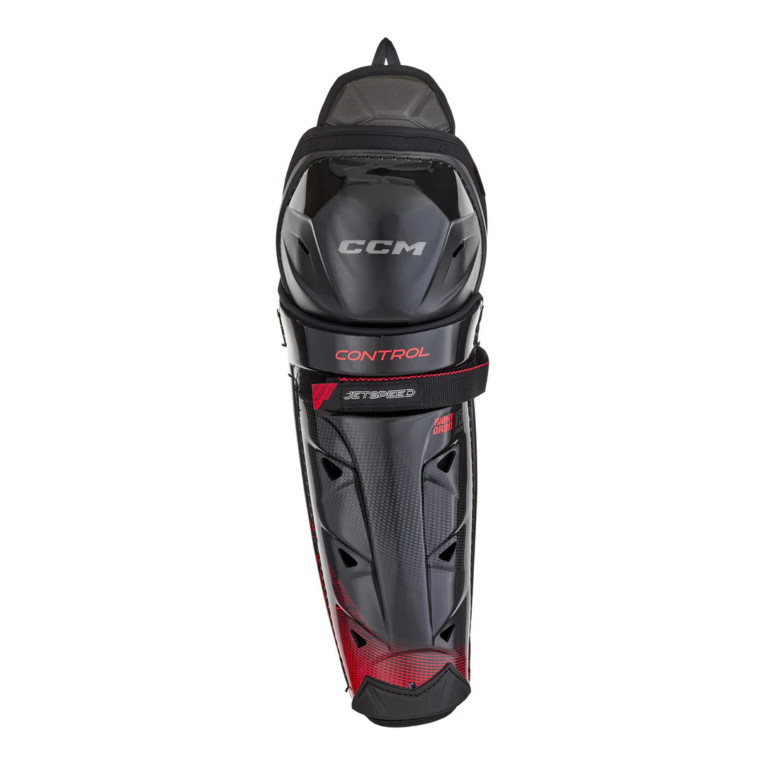 CCM Senior JETSPEED Control Hockey Player Shin Guards