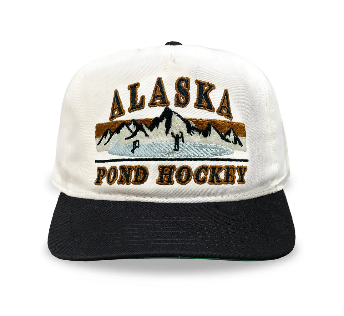 Celly Hockey Alaska Pond Hockey Snapback Cap Cream/Blue