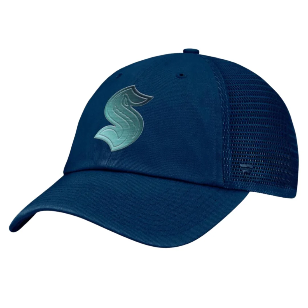 Fanatics Men's NHL Seattle Kraken 2024 Insider Adjustable Meshback Cap - Image 3