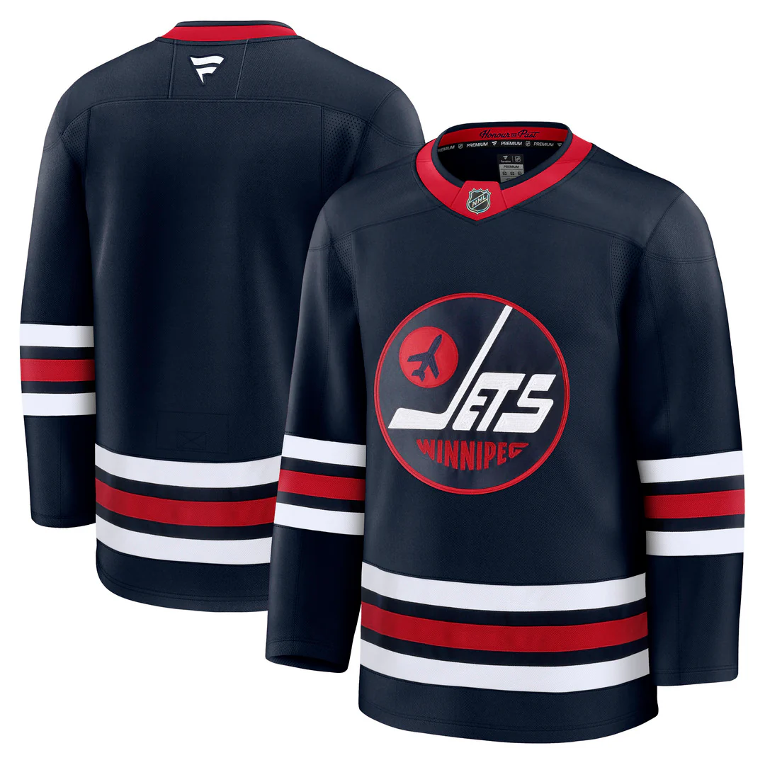 Fanatics Men's NHL Winnipeg Jets Premium Alternate Jersey - Image 3