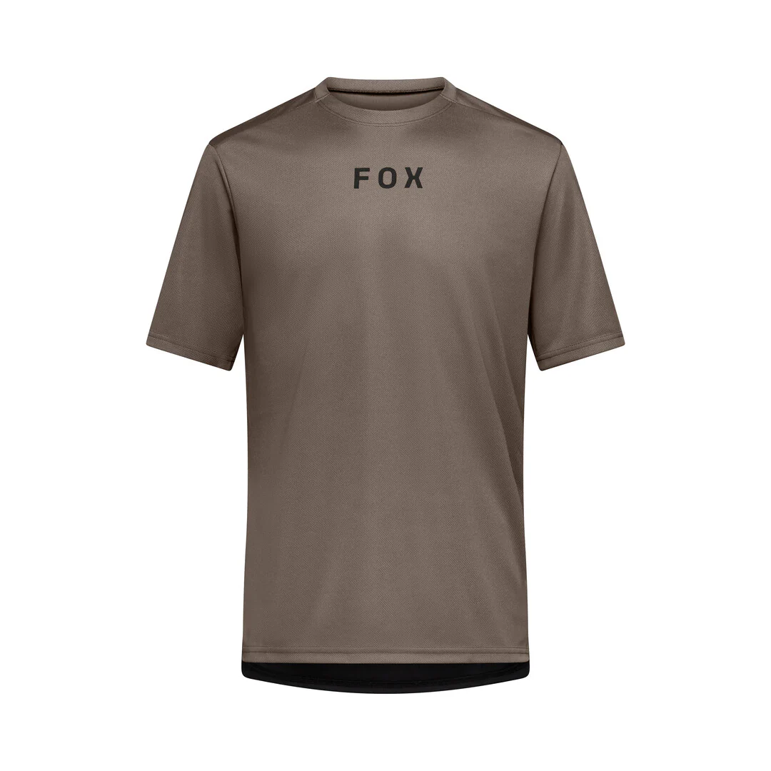 FOX Men's Ranger Wordmark Short Sleeve Bike Jersey