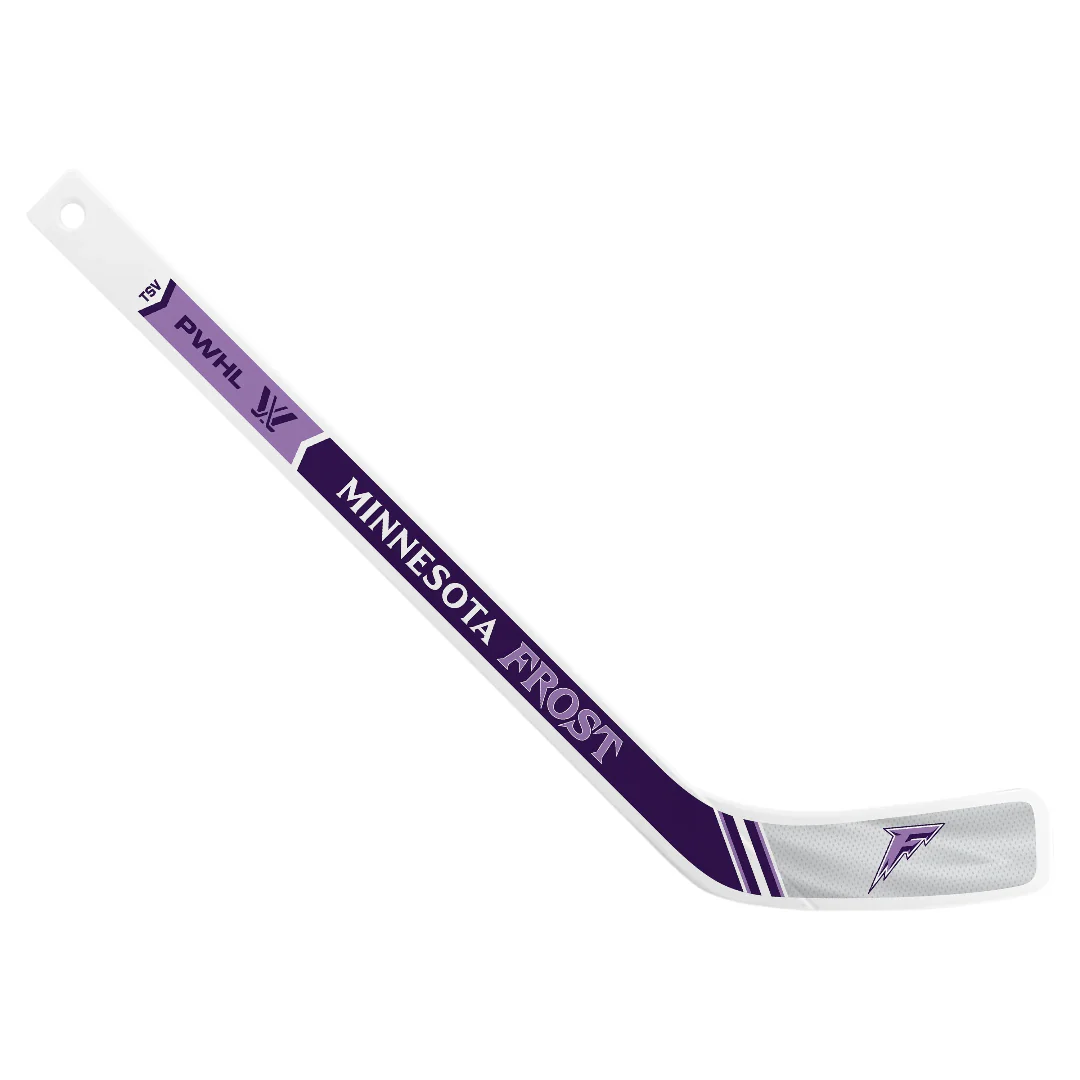 Inglasco PWHL Minnesota Frost Plastic Mini Player Stick