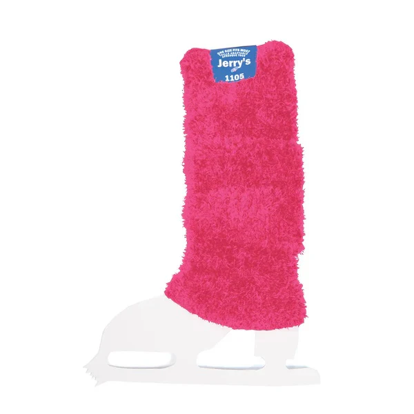 Jerry's Adult 1105 Furry Figure Skating Leg Warmers - Image 8