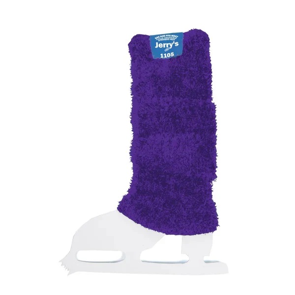 Jerry's Adult 1105 Furry Figure Skating Leg Warmers - Image 9