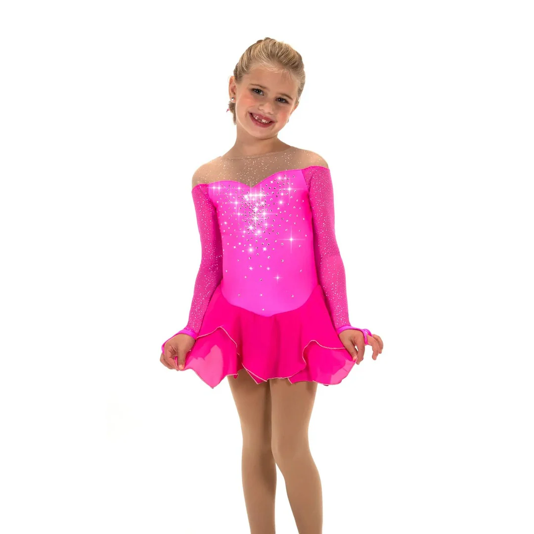 Jerry's Girl's 604 Compelling Figure Skating Dress - Image 3