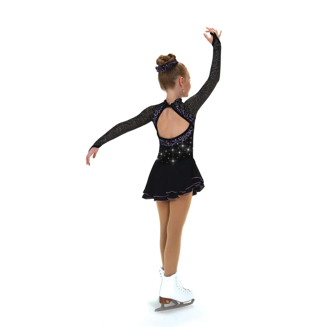 Jerry's Girl's 605 White Knight Figure Skating Dress - Image 4