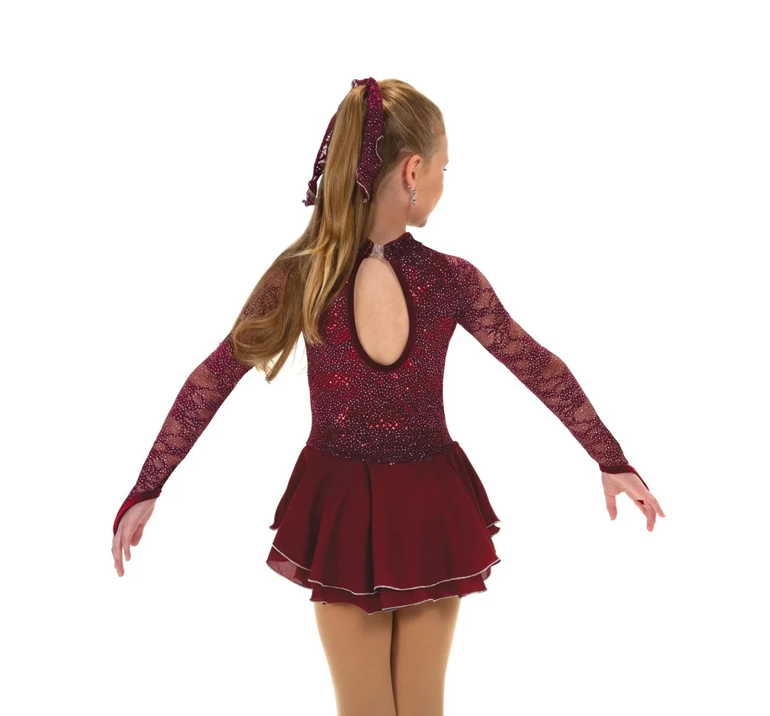 Jerry's Girl's 609 Sequin Lining Figure Skating Dress - Image 4