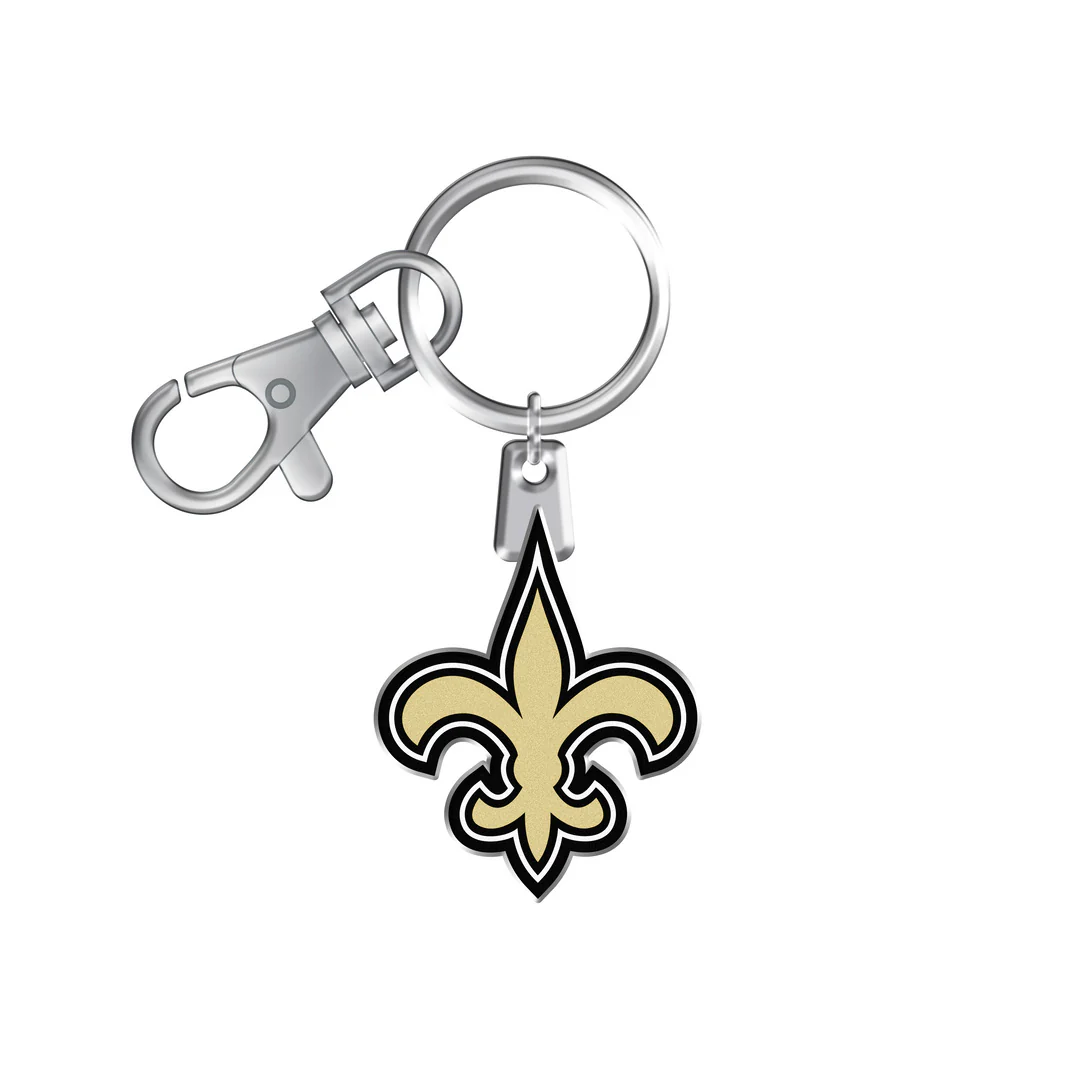 The Sports Vault NFL New Orleans Saints Logo Keychain