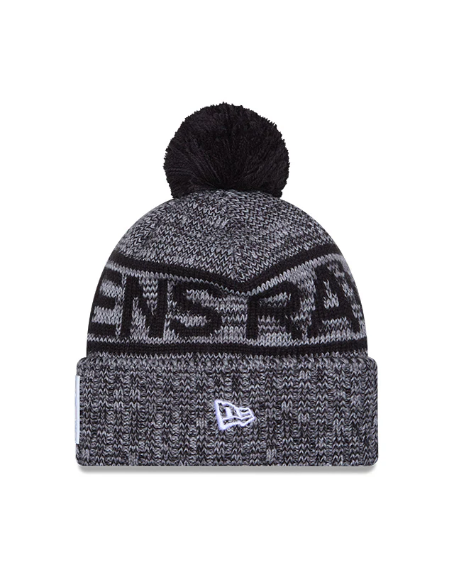 New Era Men's NFL Baltimore Ravens Sideline '25 Sport Pom Knit Toque - Image 3