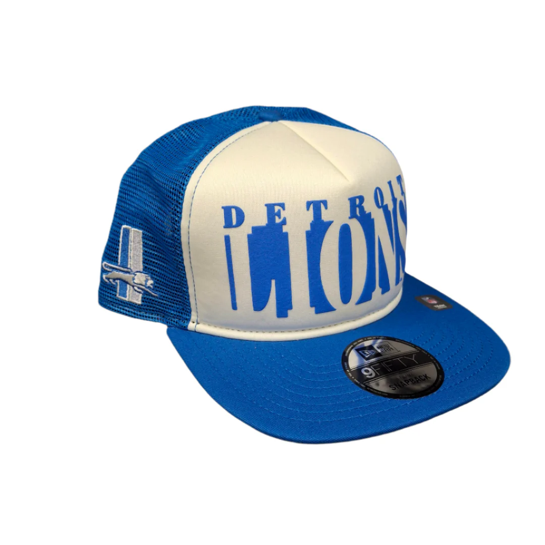 New Era Men's NFL Detroit Lions '25 950 A-Frame Team Cutout Hat