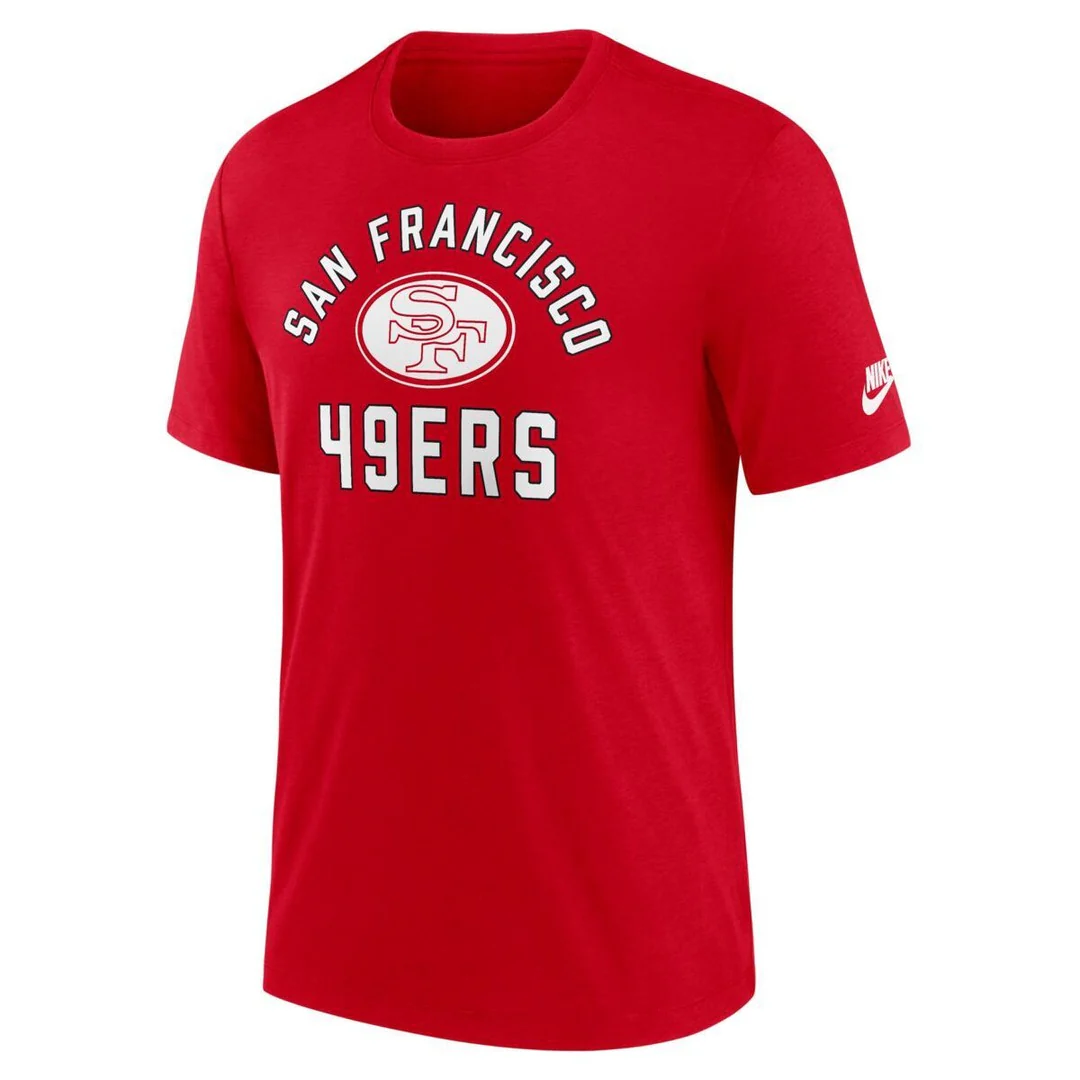 Nike Men's NFL San Francisco 49ers Rewind Tri-Blend T-Shirt
