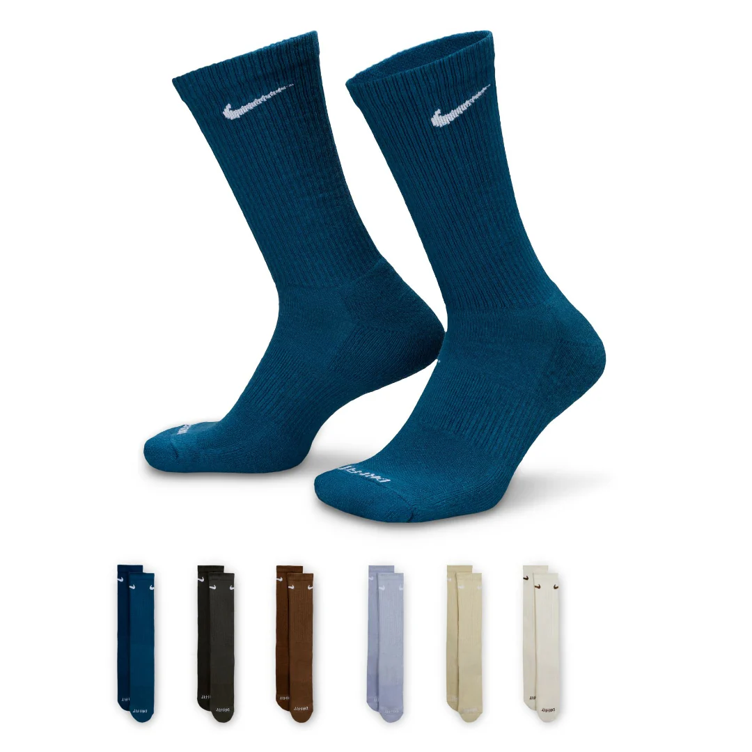 Nike Senior Everyday Plus Training Crew Socks 6-Pack - Image 3