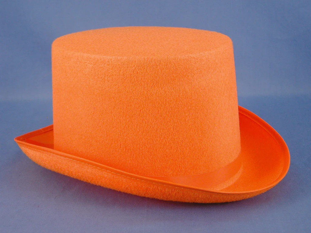 Oilers Felt Top Hat