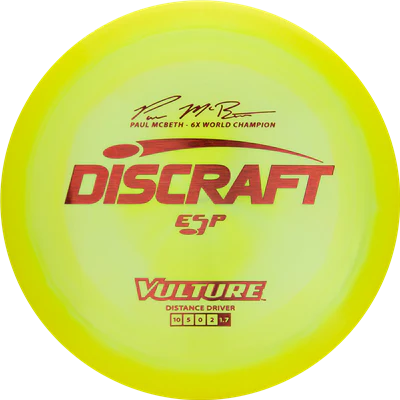 Discraft Paul McBeth 6x ESP Vulture Signature Series Fairway Driver Golf Disc - Image 2