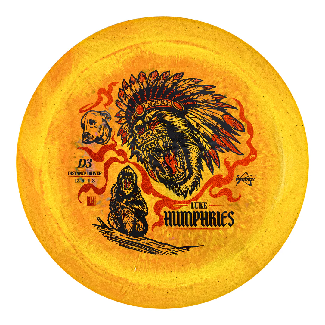 Prodigy D3 500 Spectrum Luke Humphries 2026 Signature Series Distance Driver Golf Disc - Image 3