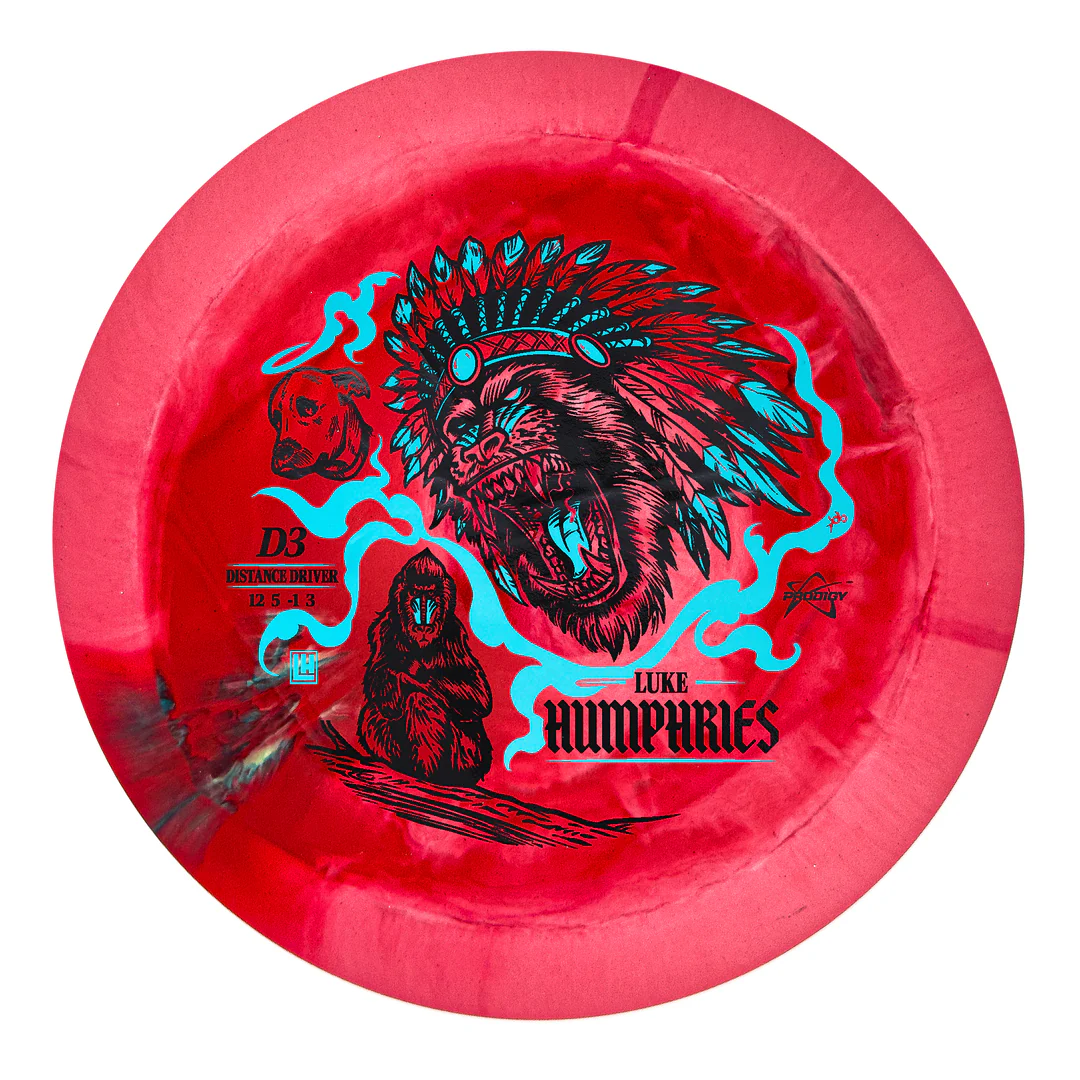 Prodigy D3 500 Spectrum Luke Humphries 2026 Signature Series Distance Driver Golf Disc - Image 4