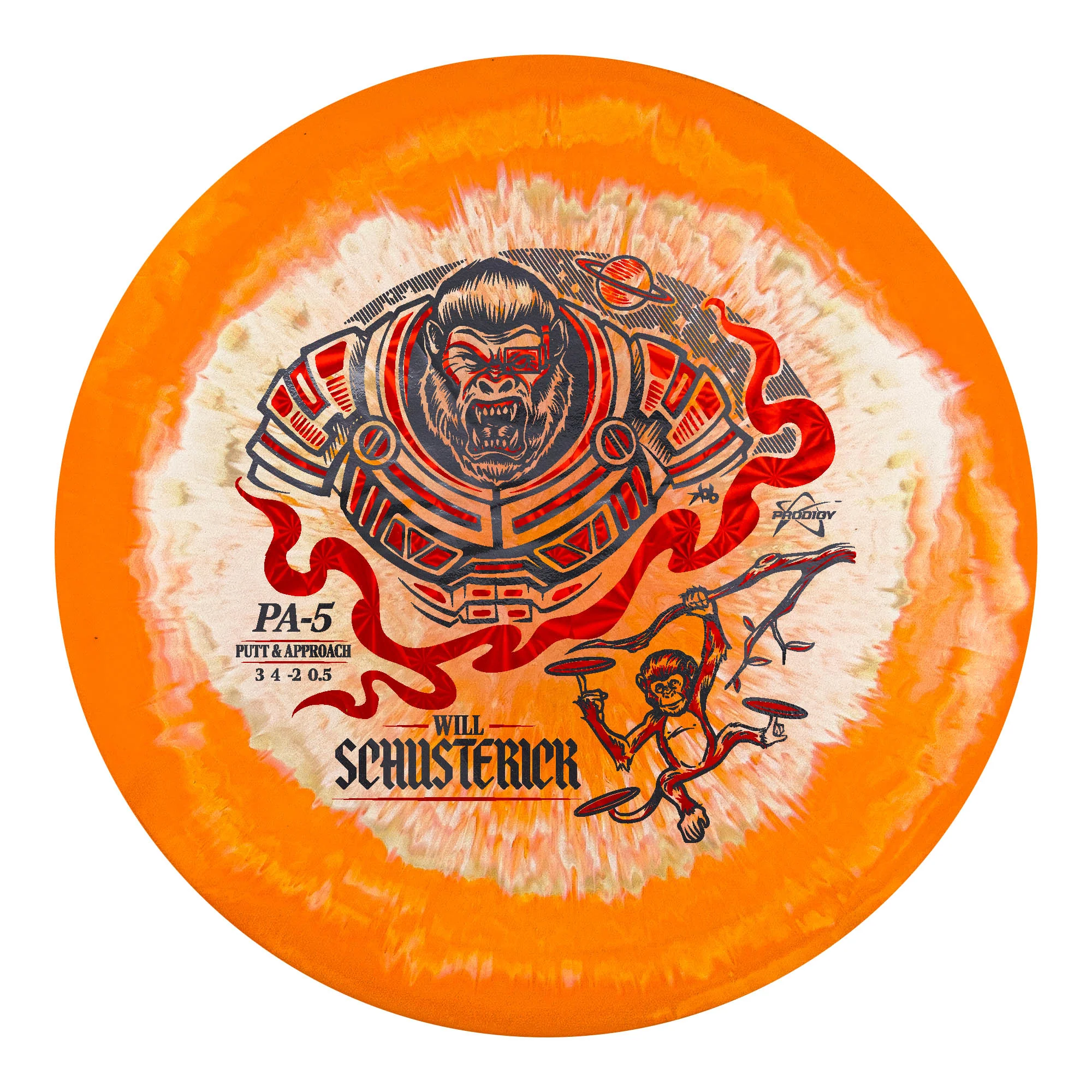 Prodigy PA-5 500 Spectrum Will Schusterick 2026 Signature Series Putt & Approach Golf Disc - Image 2