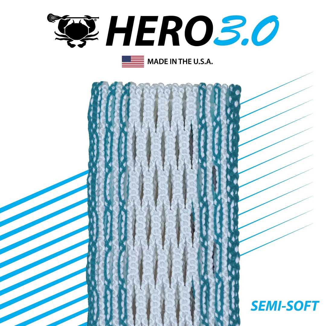 East Coast Dyes Hero 3.0 Storm Striker Lacrosse Mesh Piece - Image 5