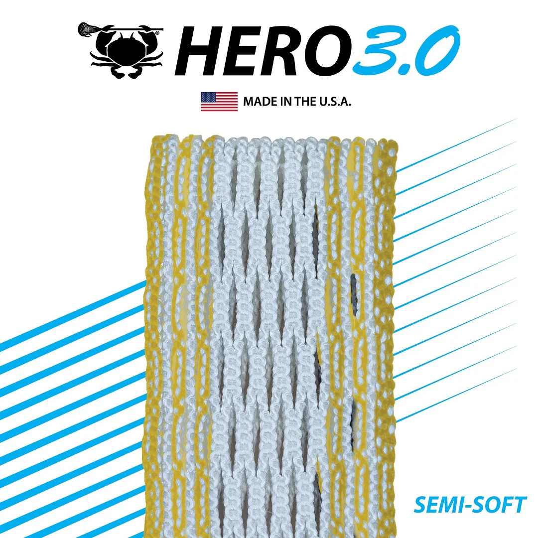 East Coast Dyes Hero 3.0 Storm Striker Lacrosse Mesh Piece - Image 6