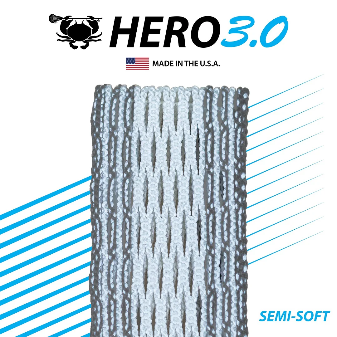 East Coast Dyes Hero 3.0 Storm Striker Lacrosse Mesh Piece - Image 7