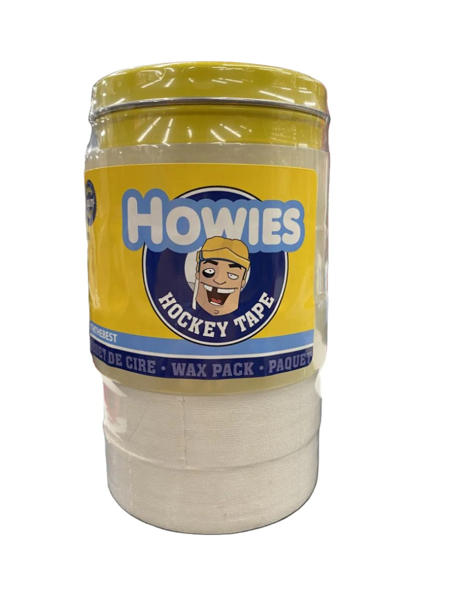 Howies Hockey Tape/Wax Pack-3 Sock, 2 White, 1 Tin Wax