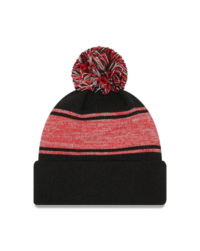 New Era Men's NBA Toronto Raptors Chilled Pom Cuffed Knit - Image 2