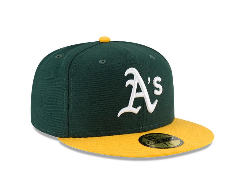 New Era Men's MLB Oakland Athletics Authentic Collection 59FIFTY Home Fitted Hat - Image 3
