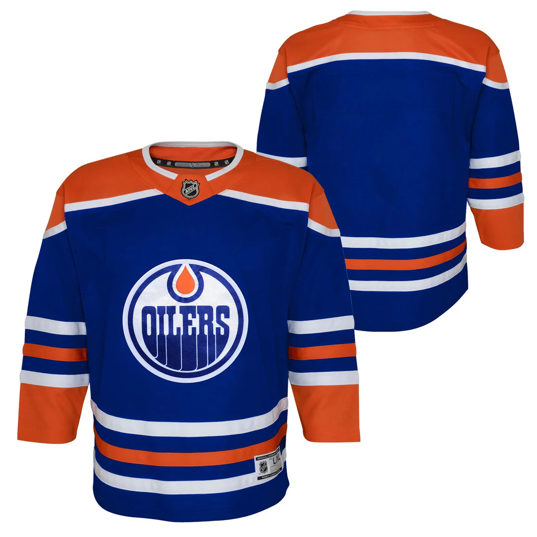 NHL Branded Toddler Edmonton Oilers Home Jersey - Image 3