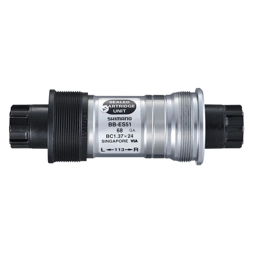 Shimano BB-ES51 (02) Splined/Hollow-Type (73mmx113mm) Axle Cartridge Bottom Bracket