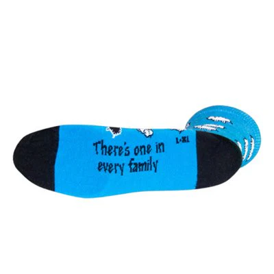SockGuy Black Sheep Wool 6" Crew Bike Sock - Image 3