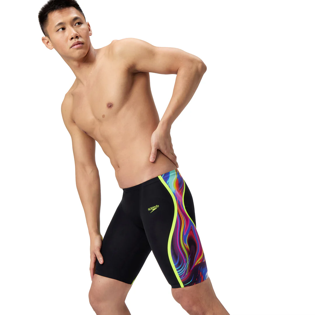 Speedo Men's Fastskin LZR Pure Intent 2.0 Printed Swim Jammer - Image 3
