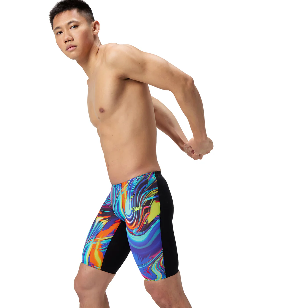 Speedo Men's Fastskin LZR Pure Valor 2.0 Printed Swim Jammer - Image 3