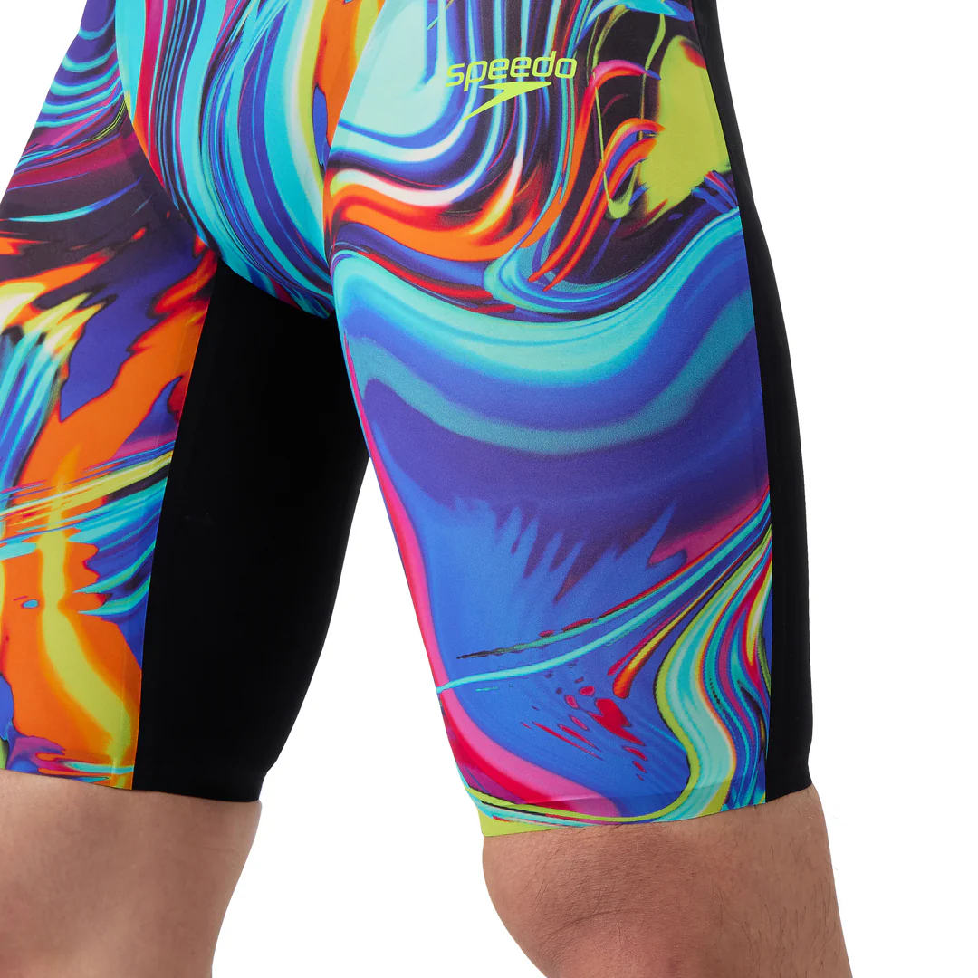 Speedo Men's Fastskin LZR Pure Valor 2.0 Printed Swim Jammer - Image 5