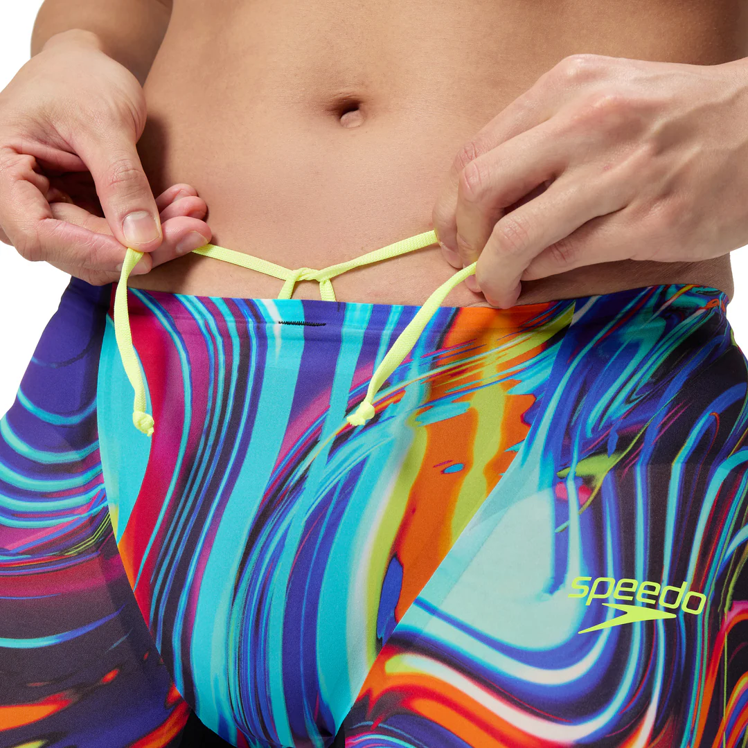 Speedo Men's Fastskin LZR Pure Valor 2.0 Printed Swim Jammer - Image 6