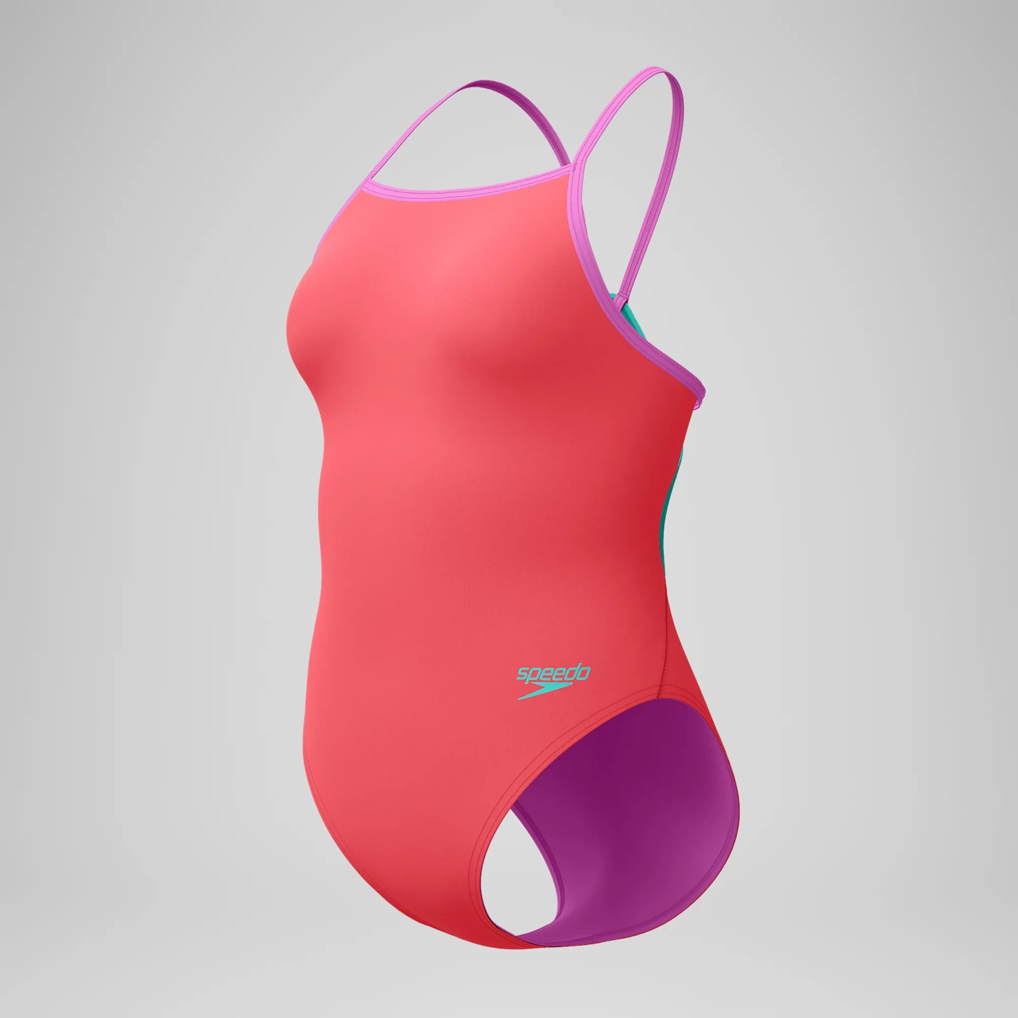 Speedo Women's Solid Tri Back One Piece Swimsuit - Image 12