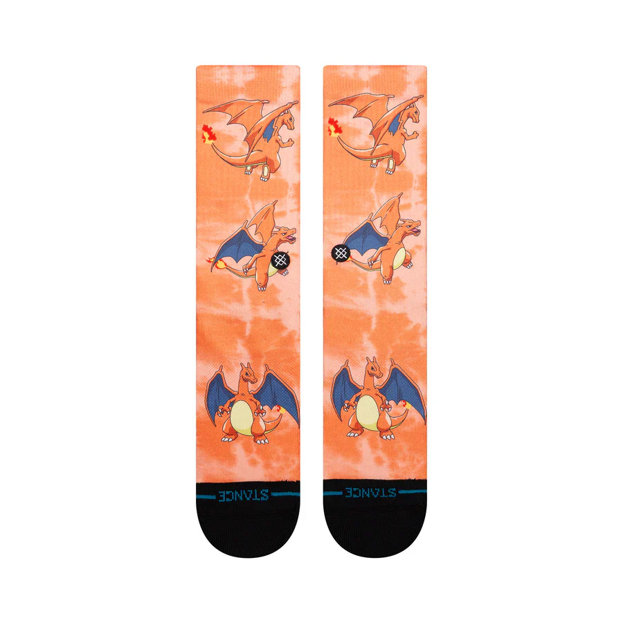 Stance Pokeman Charizard Crew Sock - Image 2