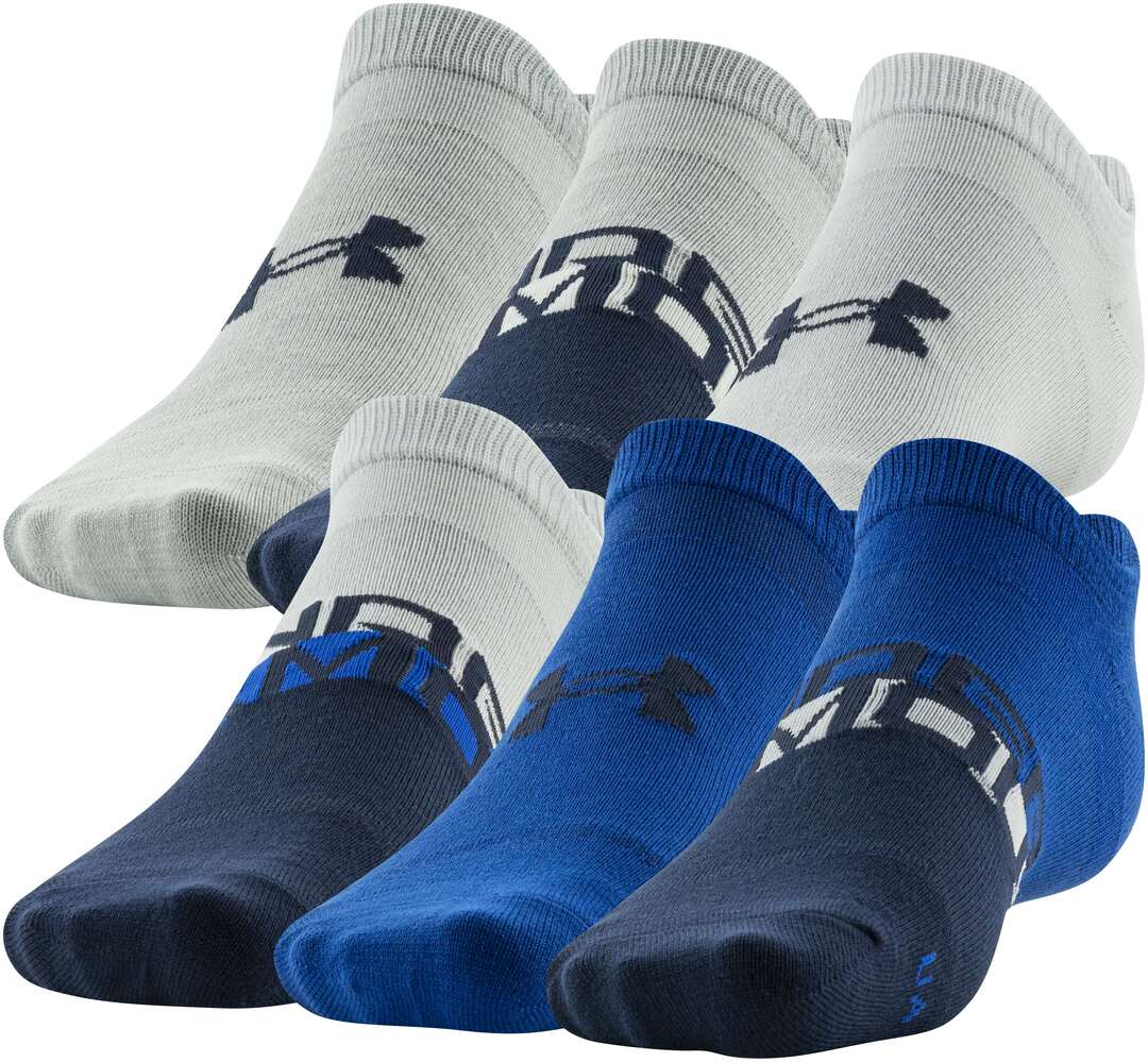 Under Armour Men's Essential Lite No Show Sock 6-Pack