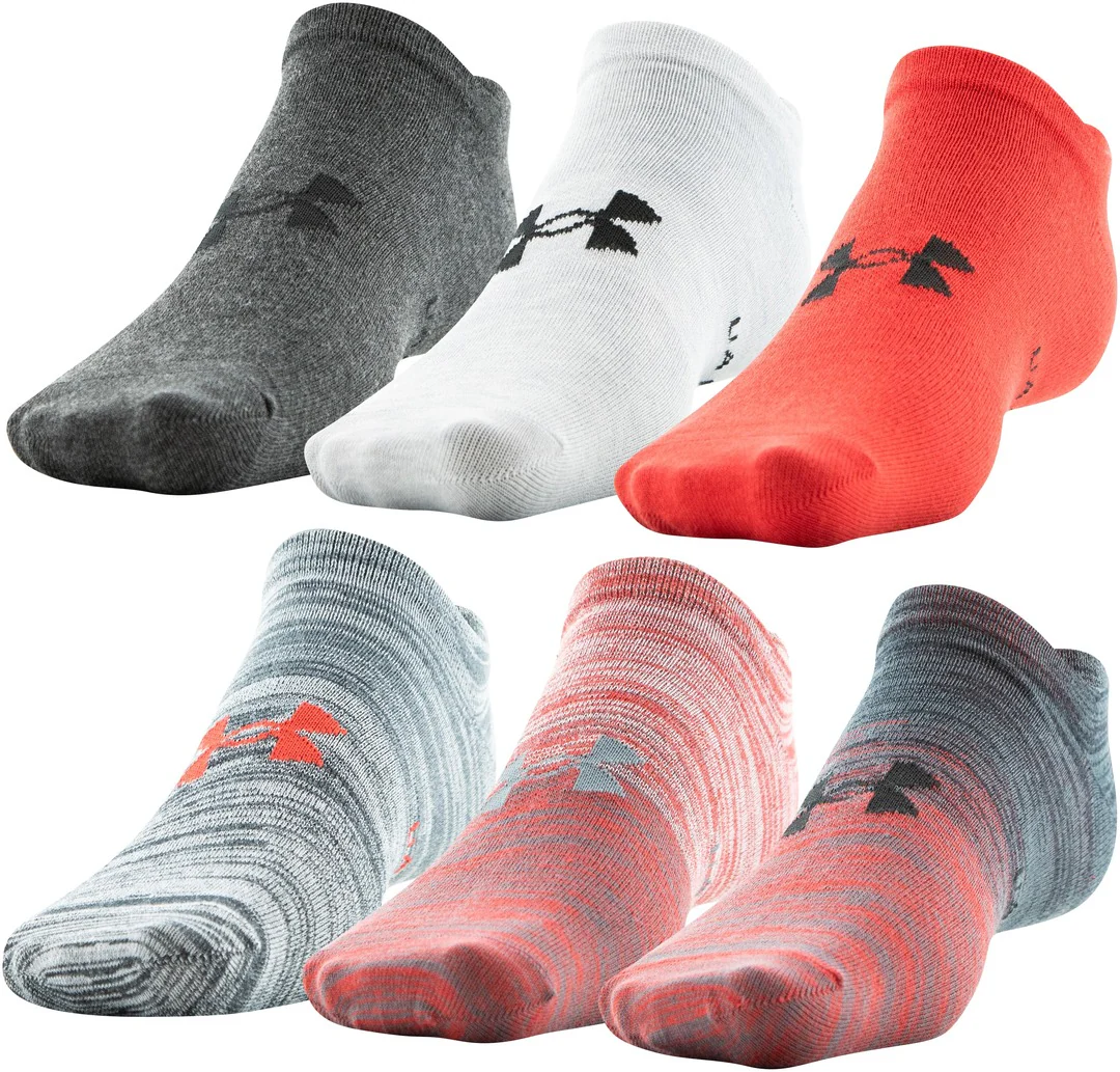 Under Armour Men's Essential Lite No Show Sock 6-Pack - Image 6