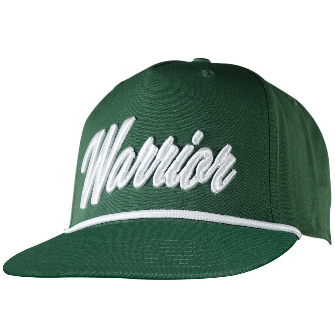 Warrior Script Flatbrim Snapback Rope Cap - Image 3